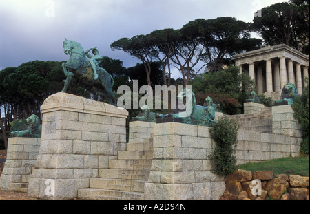Rhodes Memorial Granitdenkmal nach Cecil John Rhodes Rondebosch Kapstadt Südafrika Stockfoto