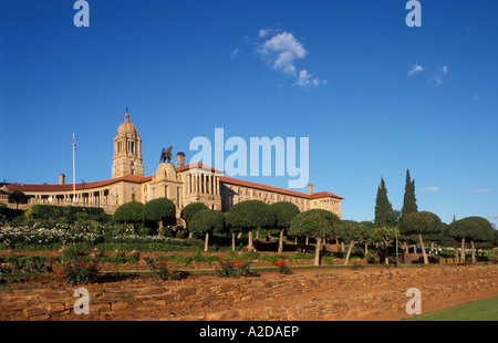 Den Union Buildings sind der Sitz der Regierung von Sir Herbert Baker Pretoria in Südafrika gebaut Stockfoto