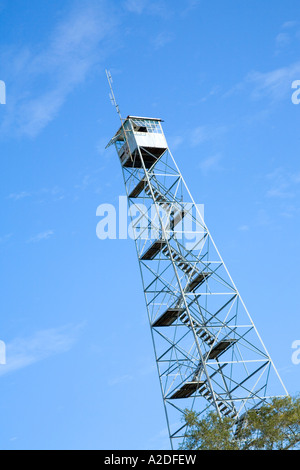 Ein Feuer-Aussichtsturm in Polk County, Florida, USA. Stockfoto