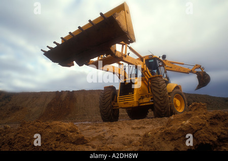 JCB Bagger vor Ort Stockfoto