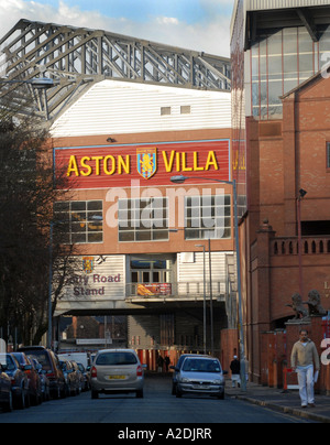 ASTON VILLA FOOTBALL CLUB AUßEN BIRMINGHAM UK Stockfoto