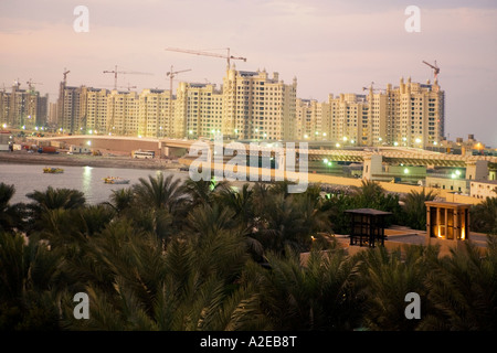 Vereinigte Arabische Emirate Dubai neue Insel "The Palm Jumeirah" Stockfoto