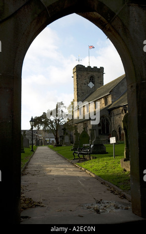 Whalley Pfarrkirche, Whalley, Lancashire Stockfoto