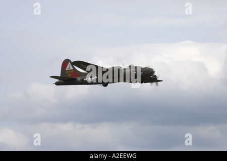 B - 17G Flying Fortress "Pink Lady", Duxford, Cambridgeshire, England, Vereinigtes Königreich Stockfoto