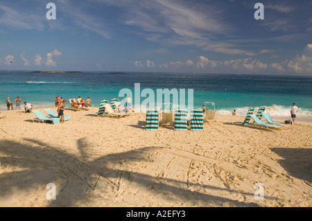 BAHAMAS, New Providence Island, Nassau: Atlantis Resort & Casino / Paradise Island, Cabbage Beach Stockfoto