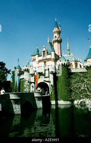 California Los Angeles Disneyland Cinderella Burg Stockfoto