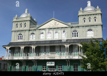 BARBADOS, Bridgetown, gegenseitige Life Assurance Society, Innenstadt von kolonialen Gebäuden Stockfoto