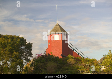 BARBADOS, St. George Parish, Blick auf dem Signal Tower in Gun Hill Stockfoto