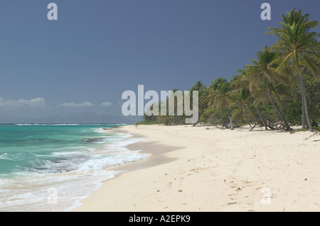 Französische Antillen Guadeloupe, Marie, Galante, Insel CAPESTERRE: Plage de Petite Anse Beach Stockfoto