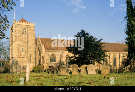 Dorchester Abbey, Dorchester-on-Thames, Oxfordshire, Großbritannien Stockfoto