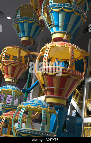 Kanada, Alberta, Edmonton: West Edmonton Mall (weltweit größte), Galaxy Land Freizeitpark Detail Stockfoto