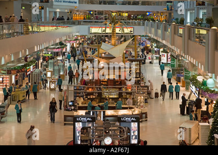 Dubai International Airport Dubai Vereinigte Arabische Emirate terminal Duty-Free shopping-zone Stockfoto