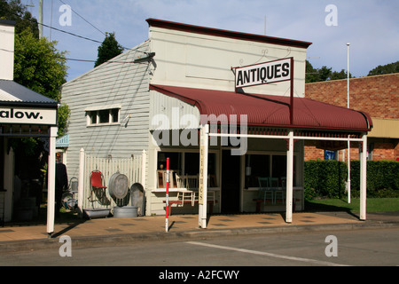 Antiquitätengeschäft in Bangalow im Hinterland von Byron Bay Stockfoto