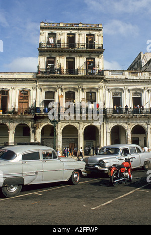 Oldtimer auf dem Prado in Havanna, Kuba Stockfoto