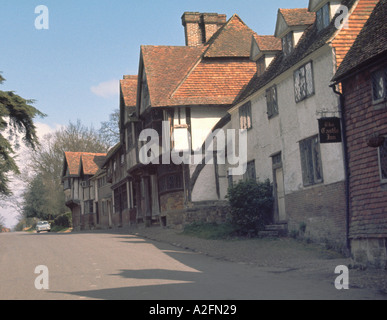 Chiddingstone Tudor Dorf Kent England Stockfoto