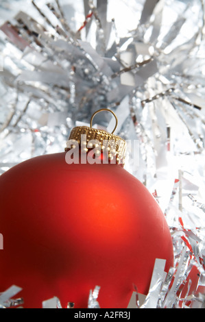 Weihnachten, Dekoration, Borball, Bourbell, Lametta, Weihnachten, Baum, Dekoration, Büro, Weihnachten, Party, festlich, Sitzung, Festivit Stockfoto