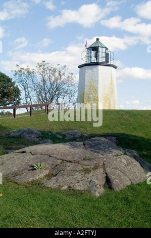 Stony Point Lighthouse, Stony Point Battlefield State Historic Site, Stony Point, New York Stockfoto