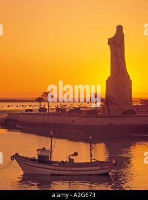 Huelva Huelva Provinz Spanien Denkmal von Christoph Kolumbus am Punta del Sebo Stockfoto