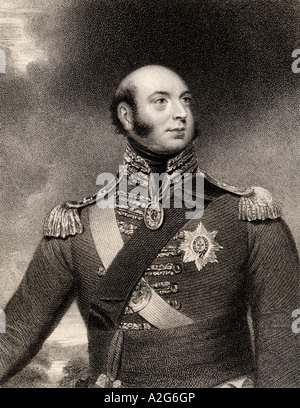 Prinz Edward Augustus, Herzog von Kent und Strathearn, 1767-1820. Sohn von König Georg III. Und Vater von Königin Victoria. Stockfoto