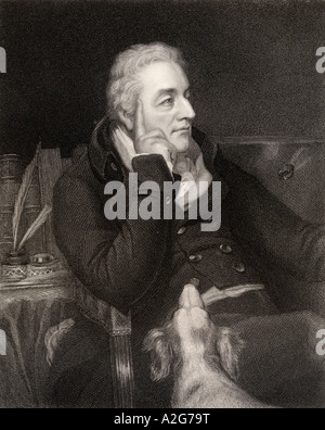 George O'Brien Wyndham, 3rd Earl of Egremont, 1751 - 1837. Britischer Peer, Großgrundbesitzer und ein großer Kunstsammler. Stockfoto