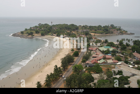 Mammy Yoko Heliport Freetown Sierra Leone verlassen Stockfoto