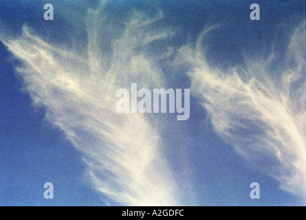 Cloud-abstrakt mit blauem Himmel Stockfoto