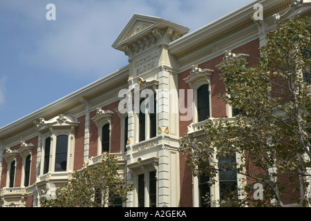 USA, California, Oakland Downtown Oakland Nicholl Block Historic Building (c.1876) Stockfoto