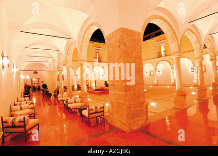 Innenraum des Hotel Pousada und altes Kloster Convento da Graca, Tavira, Algarve, Portugal Stockfoto