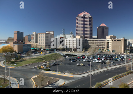 USA, New Mexico, Albuquerque: Innenstadt vom Convention Center / tagsüber Stockfoto