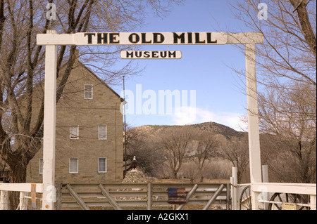 USA, New Mexiko, Cimarron: Die alte Mühle Museum Stockfoto