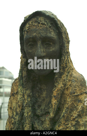 Kartoffel Hungersnot Bevölkerung Migration Statue Dublin Irland Stockfoto