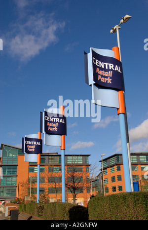 Central Retail Park in Ancoats Bereich Manchester UK Stockfoto