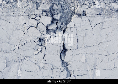 Nahaufnahme von Zementpulver Stockfoto