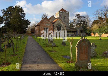 KIRCHE ST. GILES STOKE POGES BUCKINGHAMSHIRE ENGLAND Stockfoto