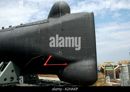 Französische u-Boot-La Flore Submarine Base des Hafens Kerman Lorient Bretagne Frankreich, Bunker des zweiten Weltkriegs, Atlantikwall, Brittany Morbihan Stockfoto