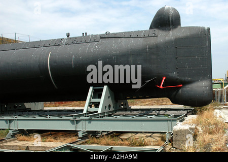 Französische u-Boot-La Flore u-Boot-Basis von Kerman Lorient Hafen Bretagne Frankreich, Bunker des zweiten Weltkriegs, Atlantikwall, Bretagne, Morbihan Stockfoto