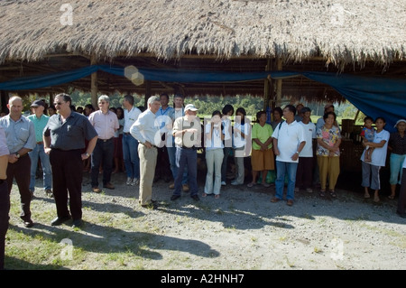 Australian Mining co Baumpflanzung um die lokale Community, Tampakan, South Cotobato, Mindanao, Süden der Philippinen. Stockfoto