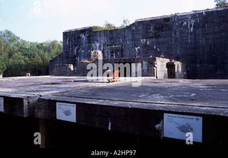 Blockhaus im nördlichen Frankreich V2 Eperlecques Raketenstartplatz Stockfoto