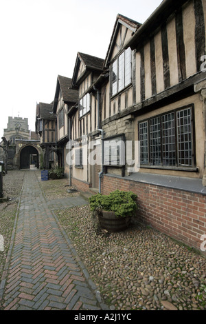 Lord Leycester Hospital, Warwick, erworben im Jahr 1571 von Robert Dudley, Earl of Leycester als Altersruhesitz für ex-Soldaten Stockfoto