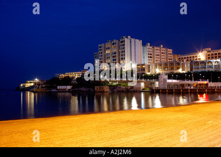 Wohnanlagen rund um St. Georges Bay Paceville St. Julian s Malta Stockfoto