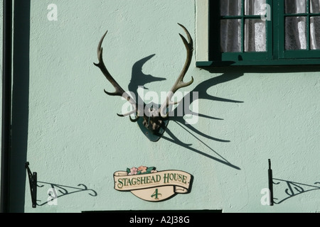 Stagshead Haus Dunster High Street Devon Stockfoto