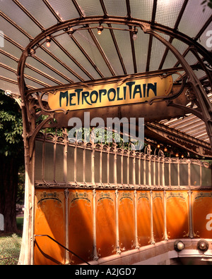 Porte Dauphine, u-Bahnstation, Paris, Frankreich Stockfoto