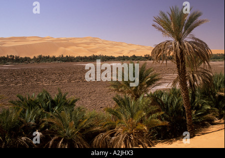 Mandara See Afrikas, Libyen, Stockfoto