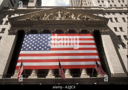 New York NY der New York Stock Exchange Stockfoto