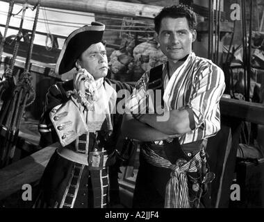 BUCCANEERS UK TV-Serie von 1956 1957 mit Robert Shaw auf der rechten Seite Stockfoto