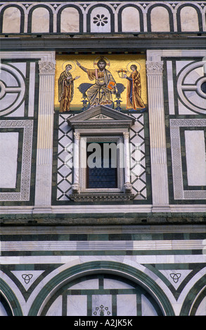 Italien Florenz Toskana Kirche von San Miniato al Monte 11. Jahrhundert Stockfoto