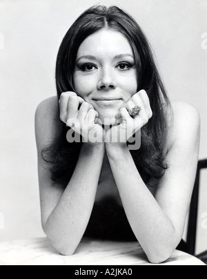 DIANA RIGG (1938-2020) britische Schauspielerin um 1967 Stockfoto