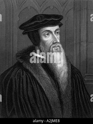 JOHN CALVIN französischer Theologe 1509 64 Stockfoto