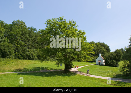 Kapelle Mühltal Oberbayern Stockfoto
