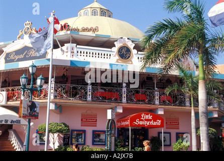Aruba Oranjestad Royal Plaza Einkaufszentrum Stockfoto